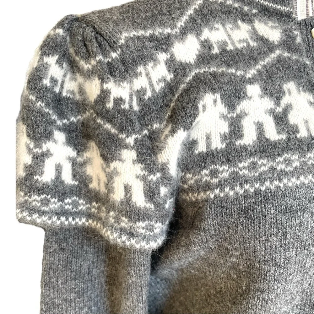 Susan Bristol sweater, size M, Shetland wool, cape sleeves, vintage 1990’s,EUC